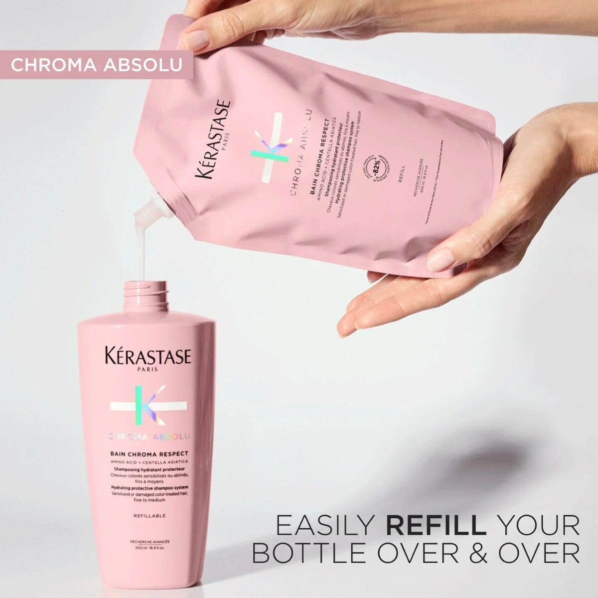 Kérastase Chroma Absolu Sulfate-Free Hydrating Protective Shampoo (Thin Hair) 500ml